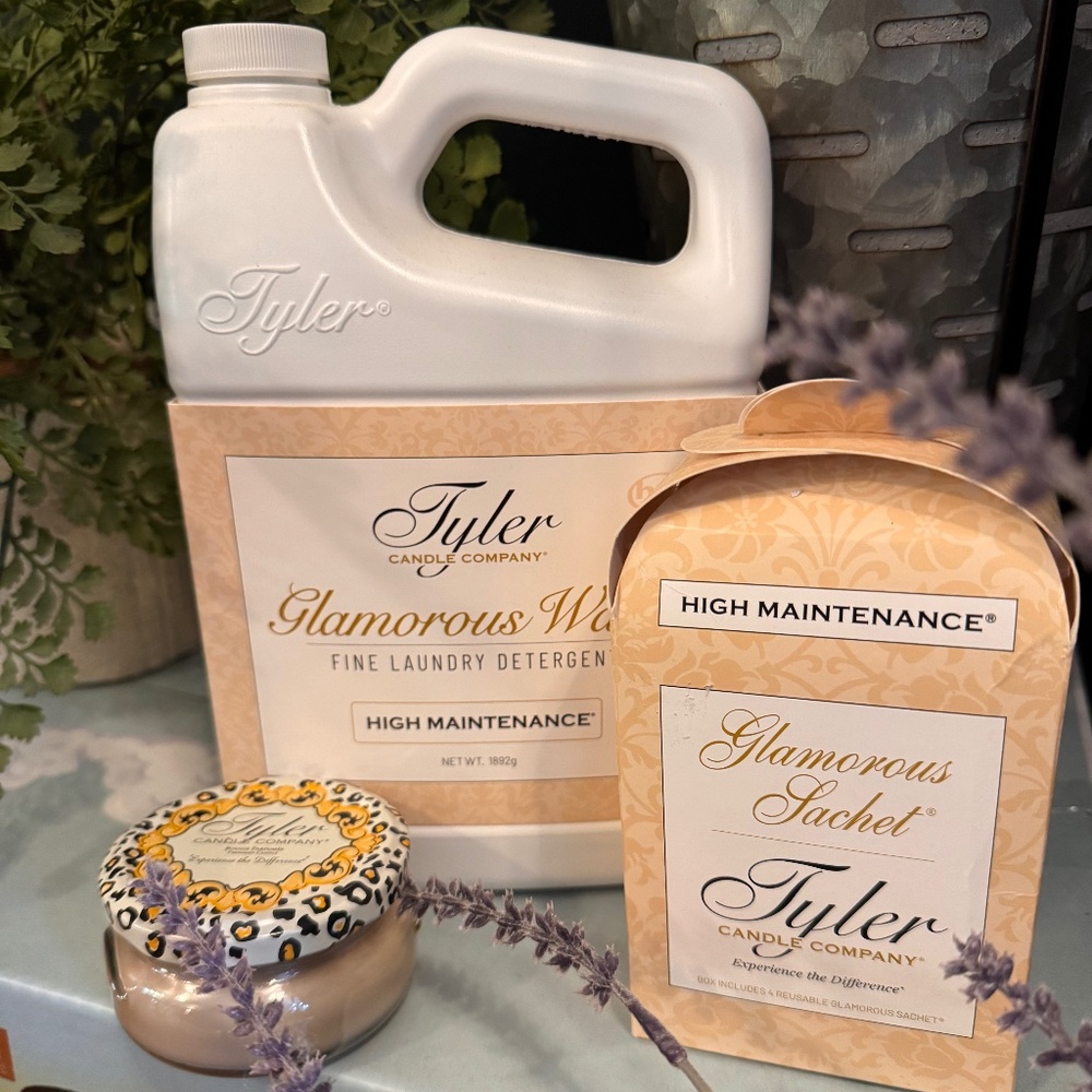 Glamorous wash bundle by Tyler candle Company- High Maintenance sent